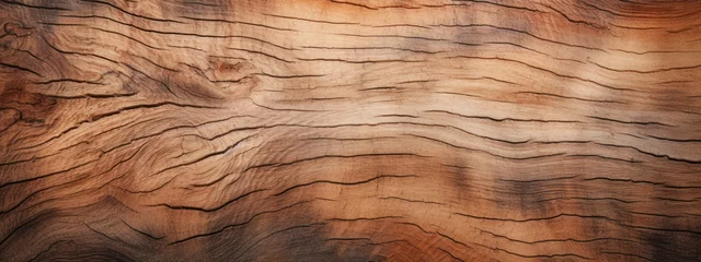 Foto op Canvas Sliced baobab tree trunk. Close-up wood texture. © smth.design