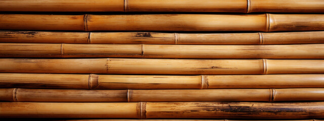Detailed bamboo surface, natural wood texture.