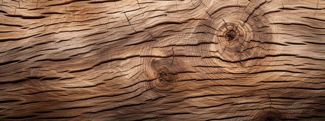 Naklejka premium Close-up of circular wood pattern with rich details.