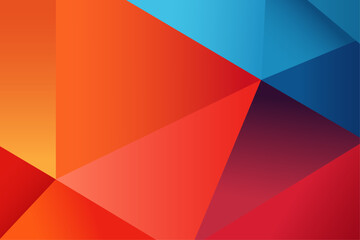 Abstract geometric background with colorful polygons, colorful abstract background with triangles