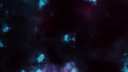 Blue abstract outer space background