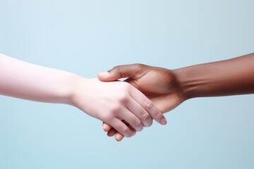 Hands aesthetic on bright background