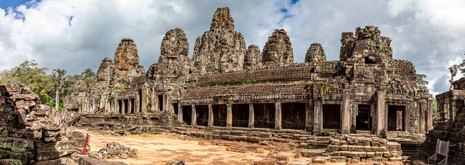 Naklejka premium Bayon Temple just outside Siem Reap, Cambodia