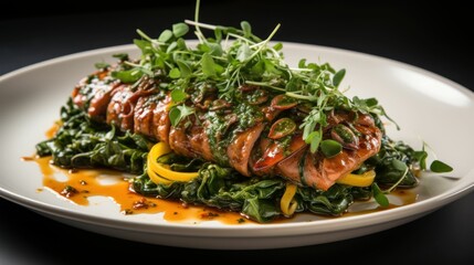 Veal Saltimbocca Special Food Dish