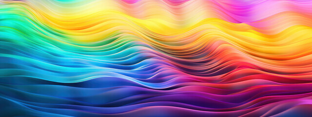 Rainbow wave texture, microscopic color blend.