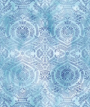 Hand drawn abstract seamless pattern, ethnic background, african style. Boho Ethnic