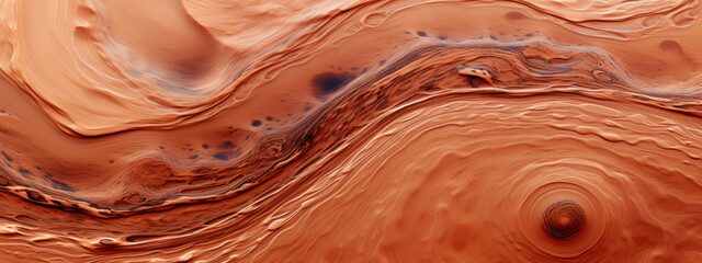Martian surface close-up, desolate beauty. - obrazy, fototapety, plakaty