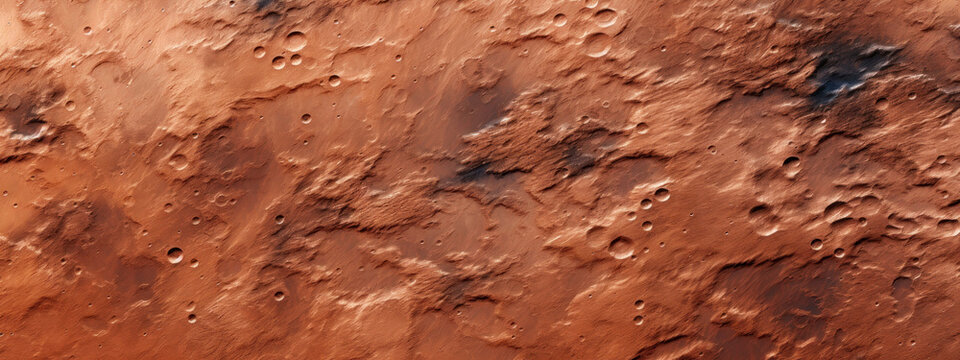 Martian surface close-up, desolate beauty.