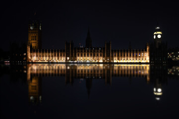 Fototapeta na wymiar London Parliament Buildings