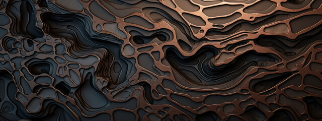 Microscopic metal texture, abstract allure.