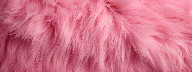 Elegant pink fur background.