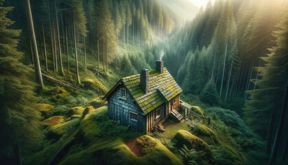 House in the forest, Cabincore 