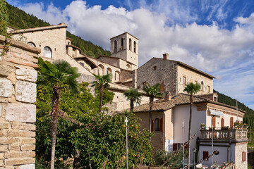 Fototapeta na wymiar The medieval town of Gubbio, Umbria, Italy