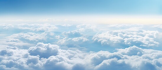 Clouds seen from a higher vantage point - obrazy, fototapety, plakaty