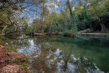 The Kurşunlu Waterfall (Turkish: Kurşunlu Şelalesi) is located 19 km from Antalya, Turkey.