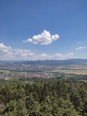 view from the top of the mountain