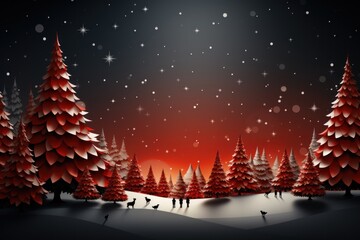 Merry Christmas background winter design.