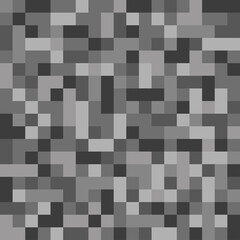 Camouflage background or khaki. Dazzle paint, seamless pattern of squares of different colors. Military attribute of clothing or military equipment. Symbol of an army, hunter or fisherman.