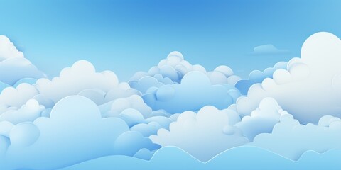 Abstract illustration of clouds with room for copy.