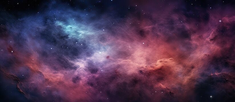 Seamless background showcasing a stunning combination of galaxies space and nebulae