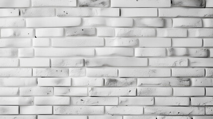 Fototapeta premium White brick wall. Textured background.