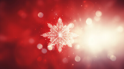 Christmas snowflakes hd wallpaper for desktop, in the style of layered imagery with subtle irony, dark red and white