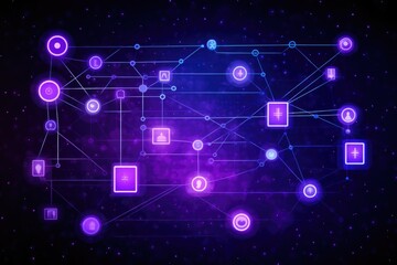 Fototapeta premium Big data technology and data science on virtual screen. Business analytics, artificial intelligence, machine learning. Engineer or scientist analyzing stream of data.