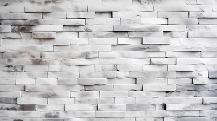 White brick wall. Textured background.