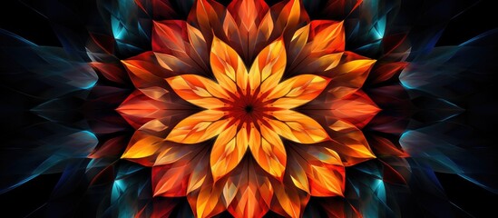A kaleidoscope with a texture consisting of various vibrant colors