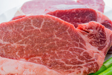 牛フィレ肉とアスパラガス
