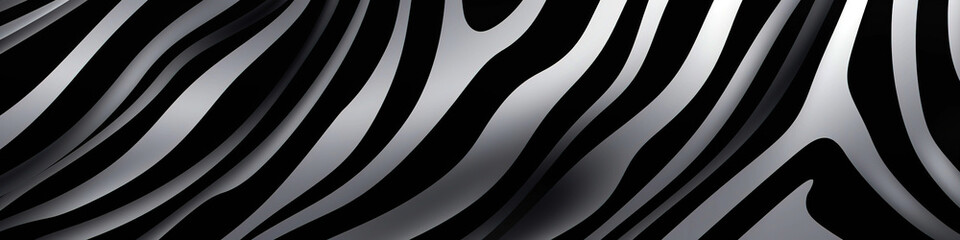 Abstract zebra stripe design
