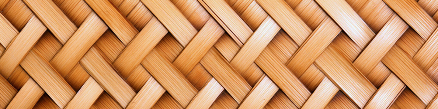 Woven wood texture