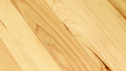 The floor surfaces made of natural wood.