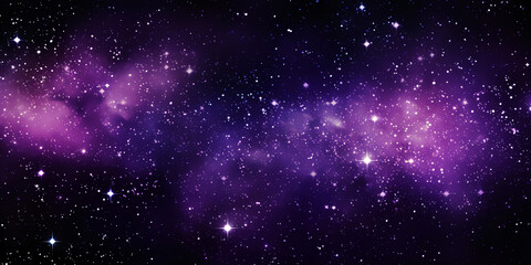 Fototapeta na wymiar stars in the purple nightsky