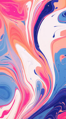 Marbling Colorful modern hand drawn trendy abstract pattern