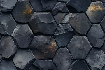 Rolgordijnen Texture stone background. A graphic resource or blank for a designer. Mockup for design © top images