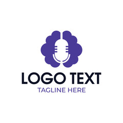 Brain Podcast logo design