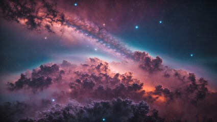 cosmic space cloud