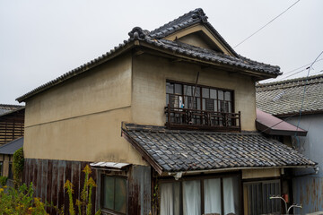 日本の岡山県矢掛町の古くてとても美しい建物