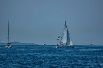 boat in the Croatian sea