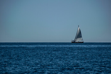 boat in the Croatian sea
