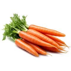 Carrot isolated on transparent or white background, png