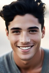 Obraz premium close up portrait of a smiling person