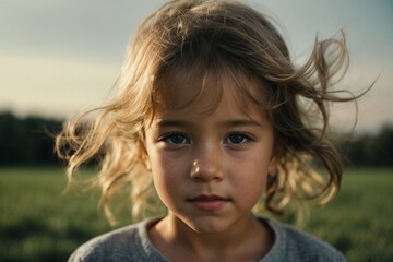 portrait of a little child