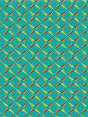 green spark seamless pattern