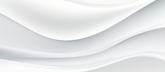 Obraz premium white digital abstract background with waves, dynamic wavy lines background, banner wallpaper