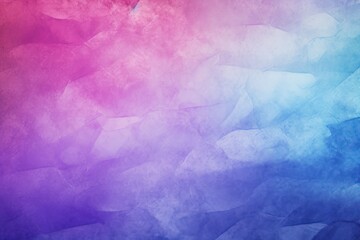 Fototapeta na wymiar 2 colors abstract watercolor background for design. Color gradient, purple, blue iridescent, bright, fun. Rough, grain, noise, grungy