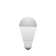 シンプルなイラスト_LED,電球,消灯