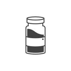 vial icon vector