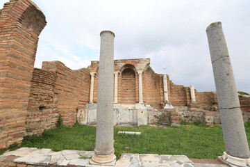 ruins of Ostia Antica in Italy 